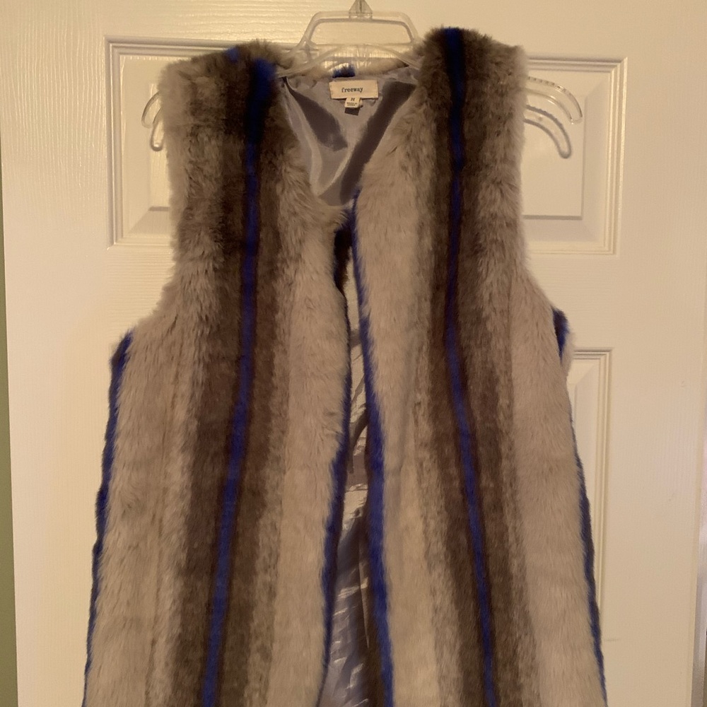 Freeway faux fur vest